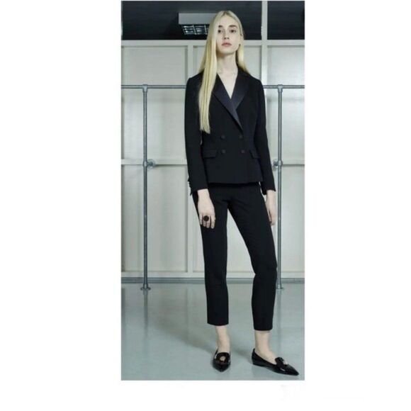 Osman_yousefzada Black double breasted designer blazer size 6 - Picture 2 of 14